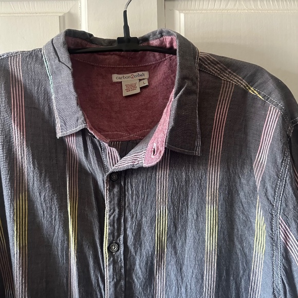Carbon2Cobalt - Short Sleeve Button Down - Size: Large - Picture 1 of 6